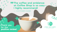 Quirky Cafe Testimonial Animation Preview