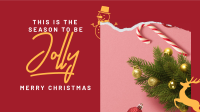 Jolly Christmas Facebook Event Cover Design