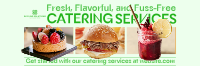 Modern Food Catering Services Twitter Header Image Preview