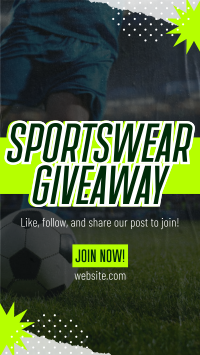 Sportswear Giveaway TikTok video Image Preview