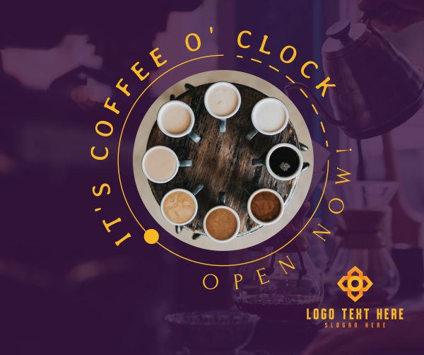 Coffee O Clock Facebook Post Design Image Preview