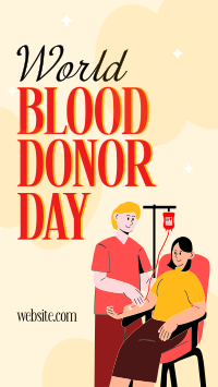 Blood Donors Facebook Story Design