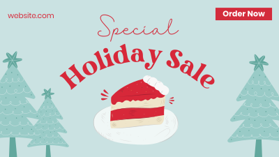 Special Holiday Cake Sale Facebook event cover Image Preview