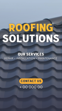 Professional Roofing Solutions Instagram reel Image Preview