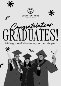 Quirky Fun Graduation Poster Image Preview