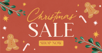 Rustic Christmas Sale Facebook Ad Design