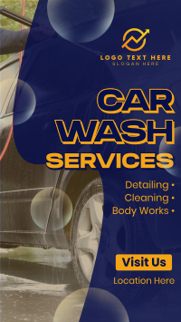 Carwash Auto Detailing YouTube short Image Preview