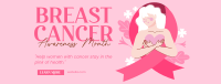 Fighting Breast Cancer Facebook Cover Design