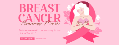 Fighting Breast Cancer Facebook cover Image Preview