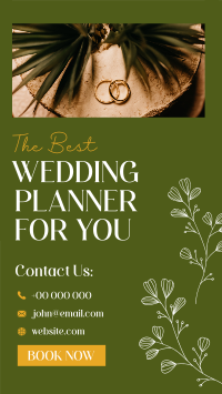 Boho Wedding Planner Facebook story Image Preview