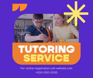 Kids Tutoring Service Facebook post Image Preview