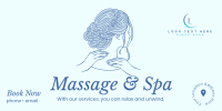 Cosmetics Spa Massage Twitter post Image Preview