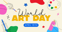 World Art Day Facebook Ad Design