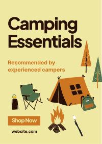 Quirky Outdoor Camp Flyer Design
