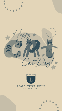 Happy Meow Day TikTok Video Design