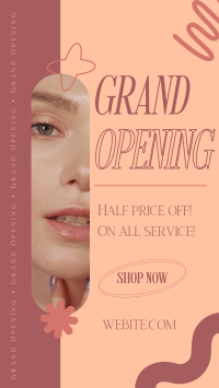 Salon Grand Opening Facebook story Image Preview