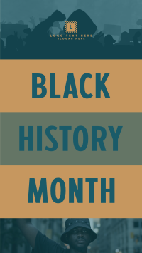 Power Black History Month TikTok Video Design