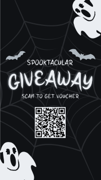 Spooktacular Giveaway Promo Instagram Reel Design