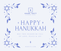 Hanukkah Festival Facebook post Image Preview