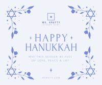 Hanukkah Festival Facebook post Image Preview