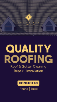 Trusted Quality Roofing Instagram Reel Design