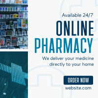 Online Pharmacy Business Instagram Post Design