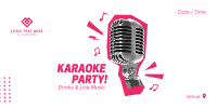 Karaoke Party Mic Twitter post Image Preview
