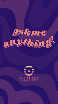 Minimalist Q&A Facebook story Image Preview