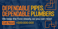 Modern Plumbing Services Twitter Post Image Preview