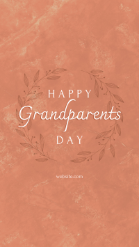 Elegant Classic Grandparent's Day Facebook Story Design