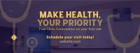 Clinic Medical Consultation Facebook cover Image Preview