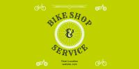 Bike Shop and Service Twitter post Image Preview