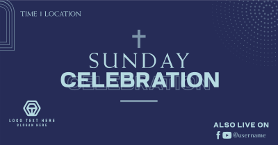 Sunday Celebration Facebook ad Image Preview