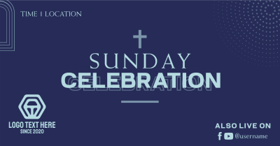 Sunday Celebration Facebook ad