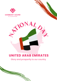 National UAE Flag Poster Image Preview