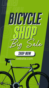 Bicycle Store TikTok Video Image Preview