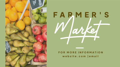 Organic Market Facebook event cover Image Preview