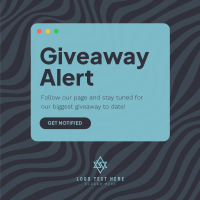 Giveaway Alert Linkedin Post Design