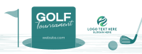 Simple Golf Tournament Facebook cover Image Preview