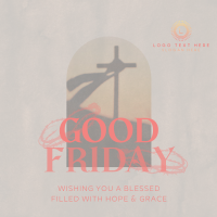 Good Friday Greeting Instagram post Image Preview