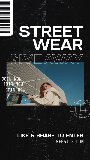 Streetwear Giveaway Facebook story Image Preview