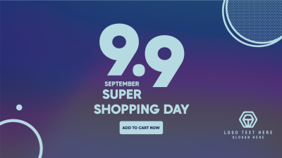 9.9 Shopping Day Facebook event cover Image Preview