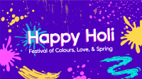Holi Celebration Facebook Event Cover Design