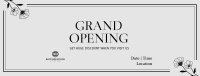 Grand Opening Elegant Floral Facebook cover Image Preview