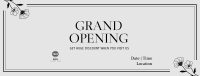 Grand Opening Elegant Floral Facebook cover Image Preview