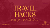 Travelling Tips Facebook Event Cover Design