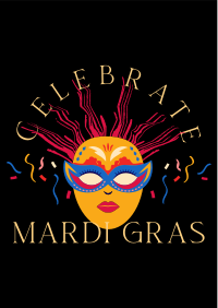 Masquerade Mardi Gras Flyer Image Preview