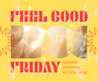 Friday Chill Vibes Facebook Post Design