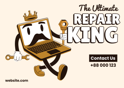 Repair King Postcard Image Preview