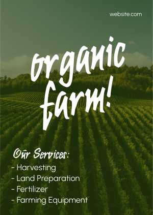 Organic Farming Poster